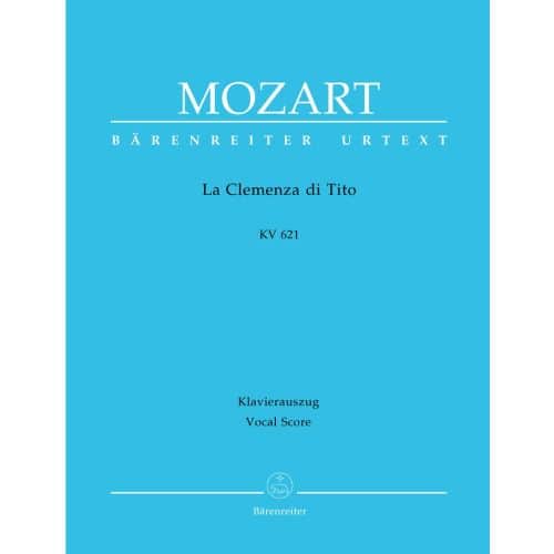 MOZART W.A. - LA CLEMENCE DE TITUS KV 621 - VOCAL SCORE
