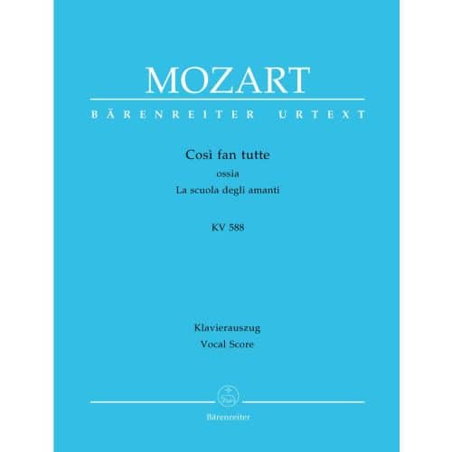  Mozart W.a. - Cosi Fan Tutte Kv 588 - Chant, Piano