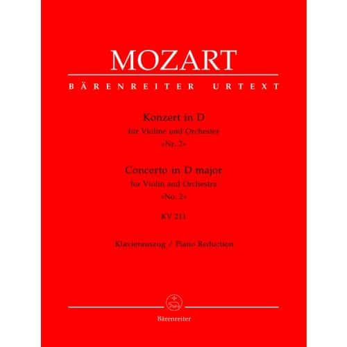  Mozart W.a. - Concerto N°2 En Re Majeur Kv 211 - Violon, Piano