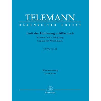  Telemann G.p. - Gott Der Hoffnung Erfulle Euch Tvwv 1:634 - Vocal Score