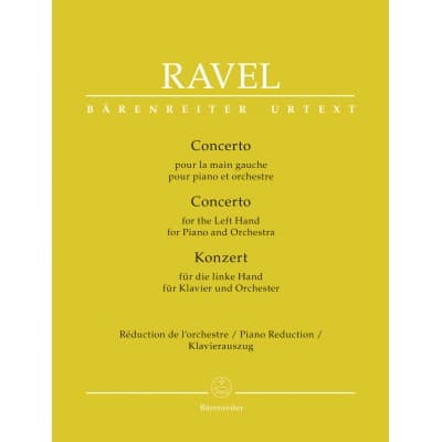  Ravel Maurice - Concerto Pour La Main Gauche - Piano Reduction