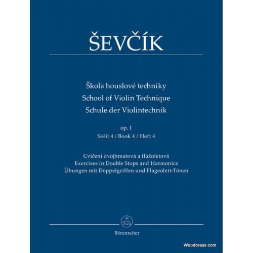 SEVCIK O. - SCHOOL OF VIOLIN TECHNIQUE OP.1 BOOK 4