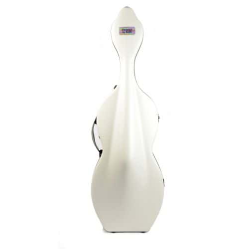 BAM ETUI VIOLONCELLE HIGHTECH SHAMROCK - BLANC (SANS ROULETTES)