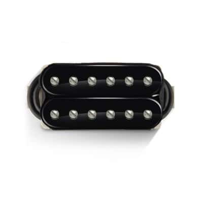 BARE KNUCKLE PICKUPS AFTERMATH 6 SET OPEN BLACK-BLACK NICKEL SCREW