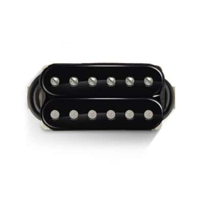 BARE KNUCKLE PICKUPS THE MULE 6 SET OPEN BLACK-BLACK NICKEL SCREW