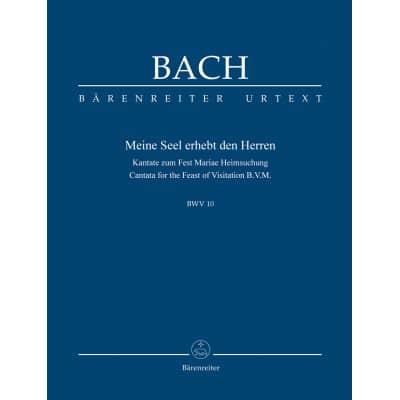 BACH J.S. - NOW MY SOUL EXALTS THE LORD BWV 10 - SCORE