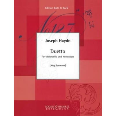 HAYDN JOSEPH - DUETTO - VIOLONCELLE & CONTREBASSE