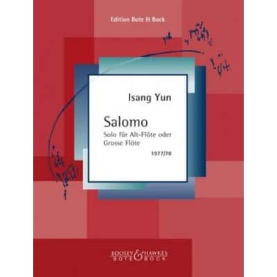 YUN ISANG - SALOMO - FLUTE (ALTO-FLUTE)