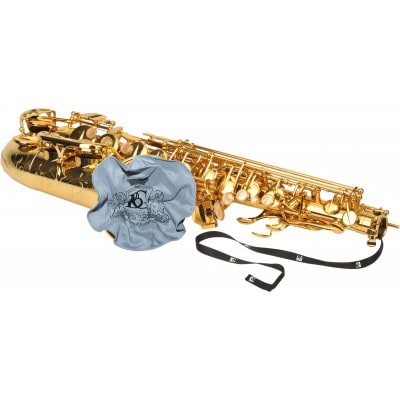 A30A - ALTO SAXOPHONE BASS CLARINET BASS FLUTE MICROFIBER + BAMBOO AND SILK SWAB