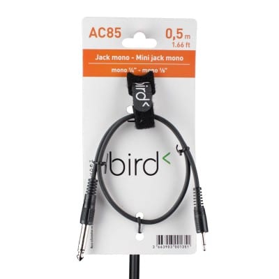 AC85 - MINI JACK MONO 3.5 / JACK MONO 6.35 - 50CM