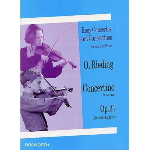  Rieding Oscar - Concertino Op.21 En La Majeur - Violon,piano