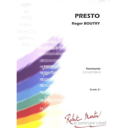 ROBERT MARTIN BOUTRY R. - PRESTO A LA MANIERE DE...