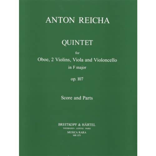 REICHA A. - QUINTETT IN F OP. 107