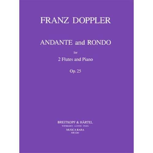  Doppler F. - Andante Und Rondo Op. 25 - 2 Flutes, Piano