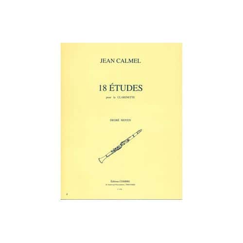 CALMELJ - 18 ETUDES - CLARINETTE
