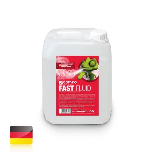 FAST FLUID 5L - LIQUIDE POUR MACHINES FUME TRS HAUTE DENSIT ET TENUE TRS COURTE - 5L