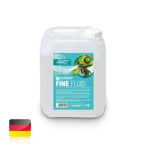 CAMEO FINE FLUID 5L - LIQUIDE POUR MACHINES FUME EFFET DE BROUILLARD DE DENSIT TRS FINE ET TRS LON