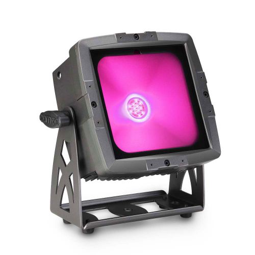 CAMEO FLAT PRO FLOOD IP65 TRI - PROJECTEUR OUTDOOR AVEC LED COB TRICOLORE 60 W BOITIER NOIR