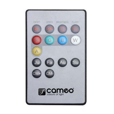 CAMEO FLAT PAR CAN REMOTE - TLCOMMANDE INFRAROUGE POUR PROJECTEUR PAR CAN