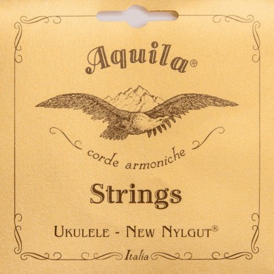 AQUILA NEWNYLGUT JEU UKULL BARITON 8 CORDES ,DD-GG-BB-EE, R ET SOL ROUGES