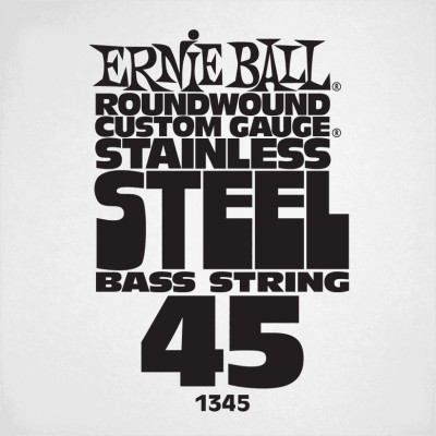 .045 STAINLESS STEEL ELECTRIC BASS STRING SINGLE