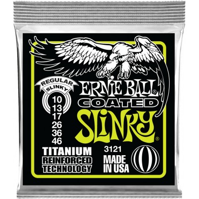 ERNIE BALL 3121 COATED SLINKY REGULAR SLINKY 10-46