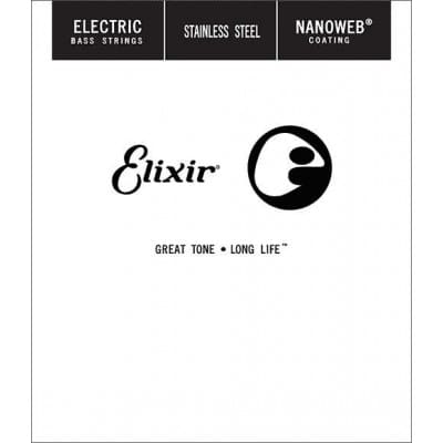 ELIXIR CORDE BASSE NANOWEB STAINLESS STEEL 65