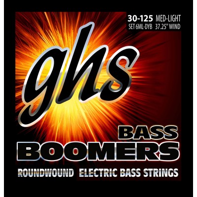 GHS 6ML-DYB BASS BOOMERS MEDIUM LIGHT 6C 30-126