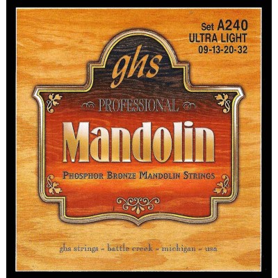 MANDOLIN POSPHOR BRONZE ULTRA LIGHT 09-13-20-32