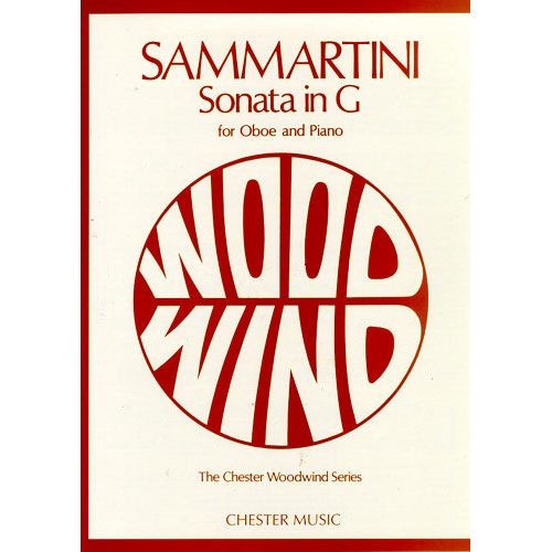 SAMMARTINI G. - SONATA IN G - HAUTBOIS ET PIANO 