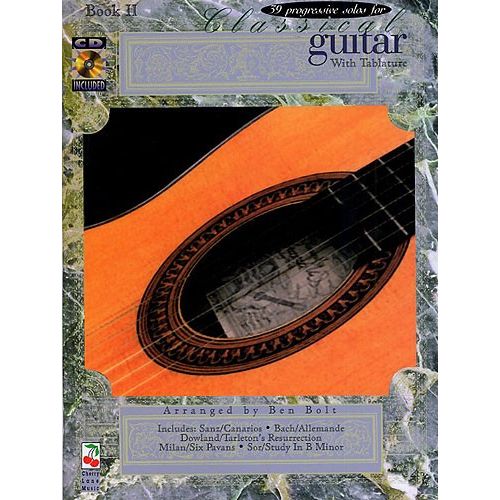  39 Progressive Solos For Classical Guitar Book 2 Tab + Cd - Classical Guitar