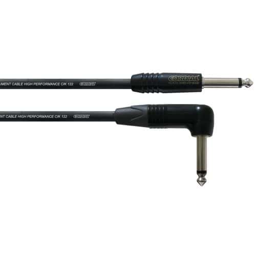 CABLE GUITARE JACK DROIT/COUD 6 M