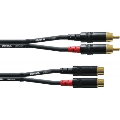 AUDIO CABLE RCA MALE/FEMALE 3 M