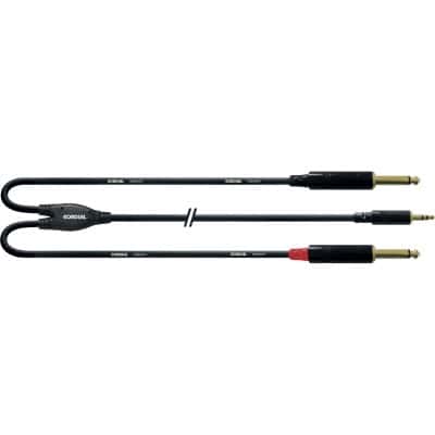 CBLE AUDIO MINIJACK STRO - 2 JACK MONO 90 CM