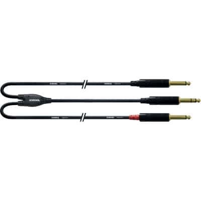 AUDIO CABLE STEREO JACK - 2 MONO JACK LONG 3 M