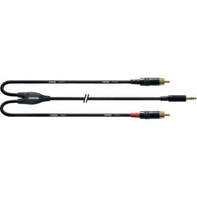 CBLE Y BRETELLE MINIJACK STRO/2 RCA 3 M