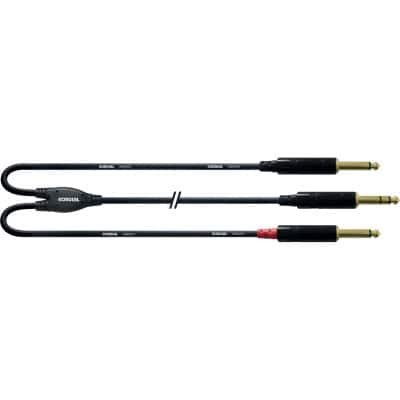 CABLE AND STEREO JACK/2 JACK MONO 6 M JUMPER