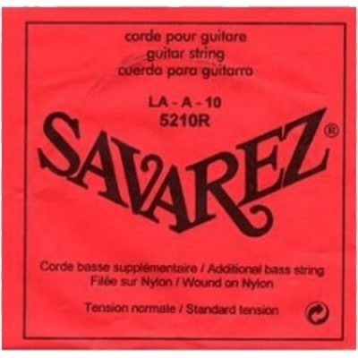 SAVAREZ 5210R TRADITIONNELLE LA X10 ROUGE FILE ARGENT