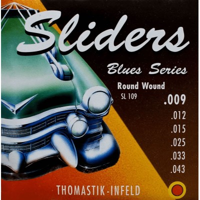 Thomastik Cordes Pour Guitares Electriques Sliders Blues Series Jeu