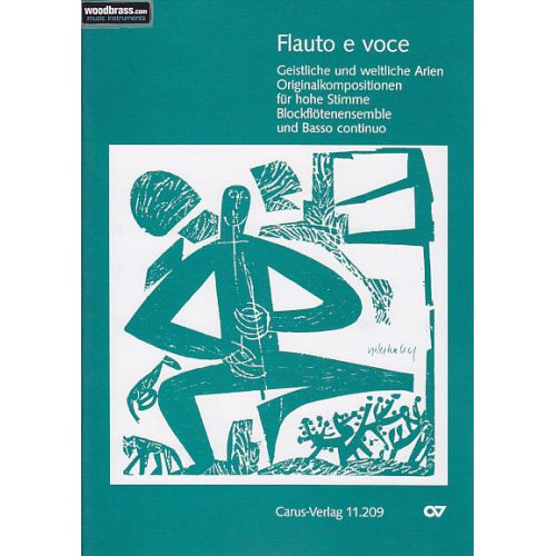 FLAUTO E VOCE I - VOIX, ENSEMBLE FLUTE A BEC ET BASSE CONTINUE 