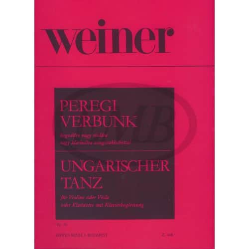  Weiner L. - Danza Ungherese Op. 40 - Violon Et Piano