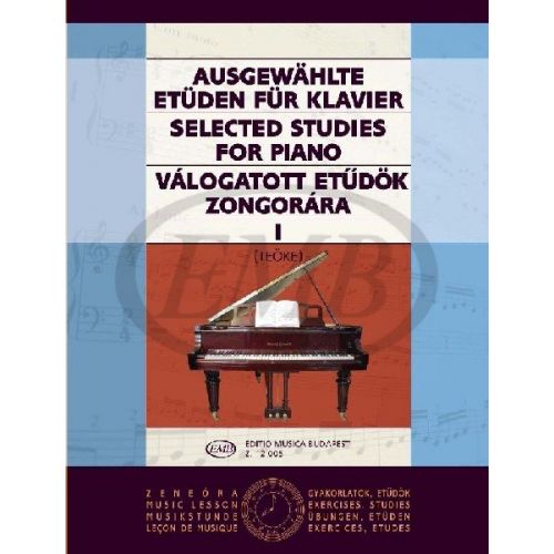 EMB (EDITIO MUSICA BUDAPEST) SELECTED STUDIES VOL. 1 - PIANO