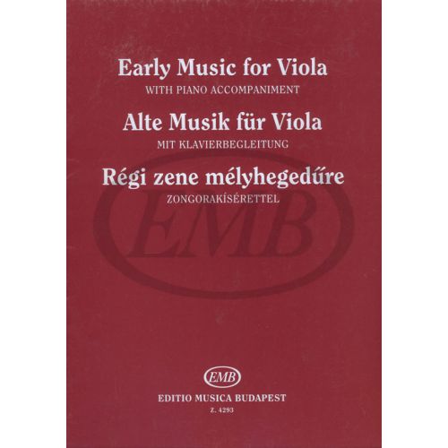  Old - Music For Viola - Alto Et Piano