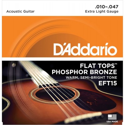 EFT15 FLAT TOPS PHOSPHOR BRONZE EXTRA LIGHT 10-47