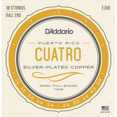 CORDES POUR CUATRO-PUERTO RICO EJ96 D'ADDARIO