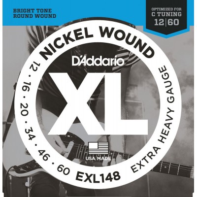 EXL148 NICKEL WOUND EXTRA HEAVY 12-60