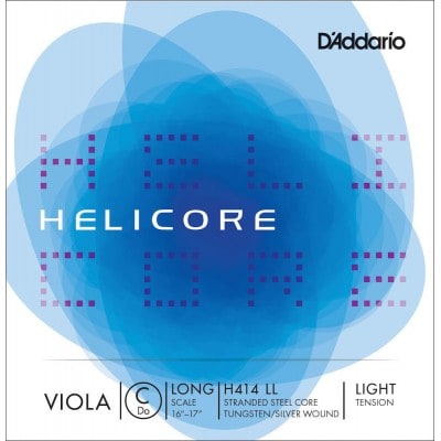 D\\\'addario And Co Corde Seule (do) Pour Alto Helicore « long Scale » Tension Light