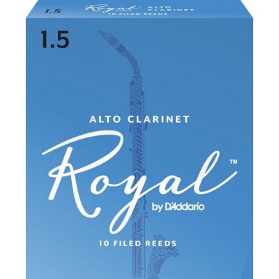 D\'addario - Rico Rdb1015 - Anches Rico Royal Clarinette Alto, Force 1.5, Pack De 10