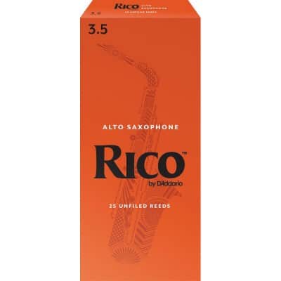 D\'addario - Rico Rja2535 - Anches Rico Saxophone Alto, Force 3.5, Pack De 25