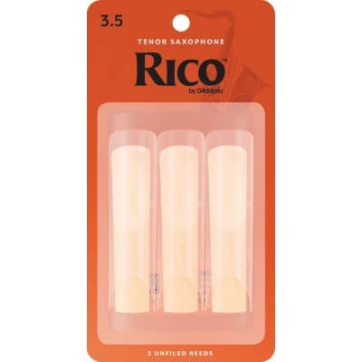 RKA0335 - RICO TENOR SAXOPHONE REEDS FORCE 3.5 BOX OF 3